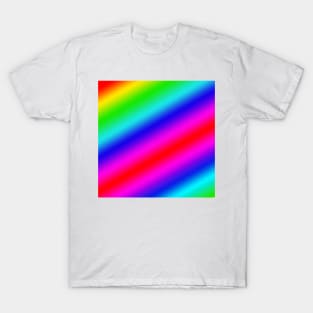 colorful rainbow abstract texture art T-Shirt